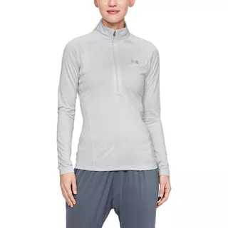 Dámská funkční mikina Under Armour New Tech 1/2 Zip - Twist - Halo Gray