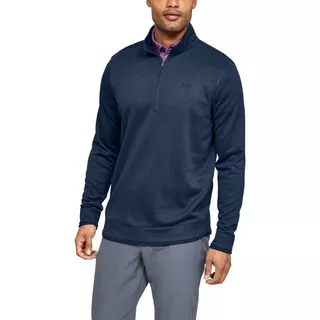 Pánska mikina Under Armour SweaterFleece 1/2 Zip - Pitch Gray