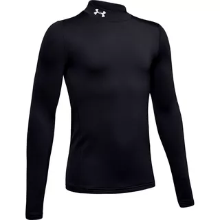 Chlapčenské tričko Under Armour ColdGear Armour Mock - White - Black