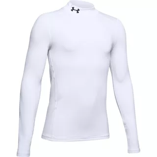 Chlapecké triko Under Armour ColdGear Armour Mock - White - White