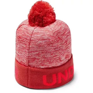 Detská chlapčenská čiapka Under Armour Boy's Gametime Pom Beanie - Martian Red