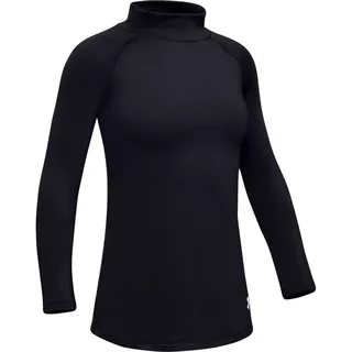 Dievčenské termo tričko Under Armour ColdGear LS Mock - YXS - Black