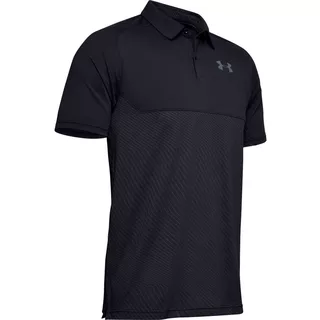 Pánske tričko Under Armour Tour Tips Blocked Polo - Black