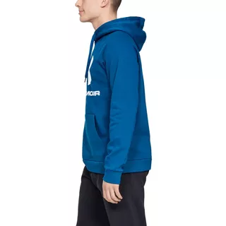 Pánská mikina Under Armour Rival Fleece SportStyle Logo Hoodie - Teal Vibe