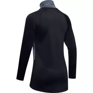 Dámské termo triko Under Armour UA CG Armour 1/2 Zip Color Block - Black