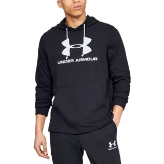 Pánska mikina Under Armour Sportstyle Terry Logo Hoodie - Black