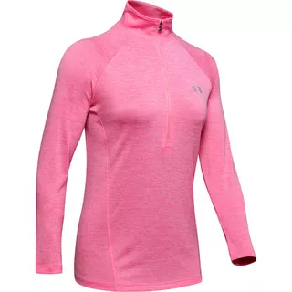 Dámska funkčná mikina Under Armour New Tech 1/2 Zip - Twist - Tetra Gray