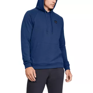 Pánska mikina Under Armour Rival Fleece PO Hoodie - Black/Black