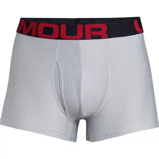 Pánske boxerky Under Armour Tech 3in 2ks - Mod Gray Light Heather