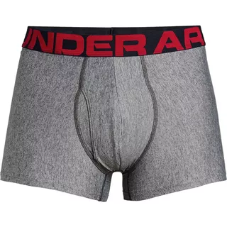 Pánske boxerky Under Armour Tech 3in 2ks - Mod Gray Light Heather