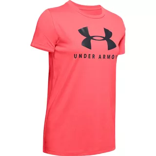 Women’s T-Shirt Under Armour Graphic Sportstyle Classic Crew - Black-Chrome