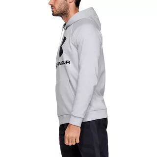 Pánská mikina Under Armour Rival Fleece SportStyle Logo Hoodie - Teal Vibe