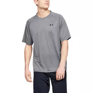 Pánské triko Under Armour Tech 2.0 SS Tee Novelty - Halo Gray - Pitch Gray