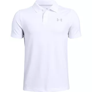 Chlapčenské tričko Under Armour Performance Polo 2.0 - YL - White