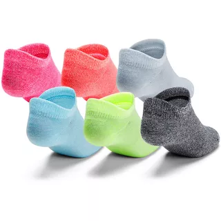 Women’s No-Show Socks Under Armour Essential – 6-Pack - Black