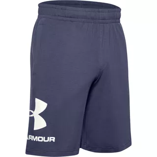 Men’s Shorts Under Armour Sportstyle Cotton Graphic Short - Charcoal Medium Heather/White