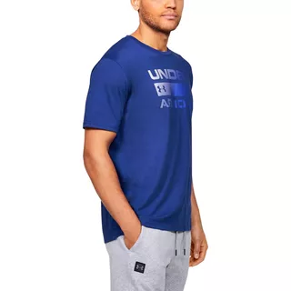 Men’s T-Shirt Under Armour Team Issue Wordmark SS - Blue Ink