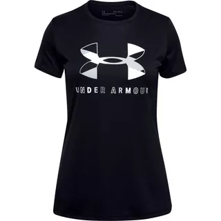 Girls’ T-Shirt Under Armour Tech Graphic Big Logo SS - Eclectic Pink - Black