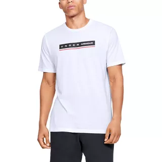 Pánske tričko Under Armour Reflection SS - XXL - White