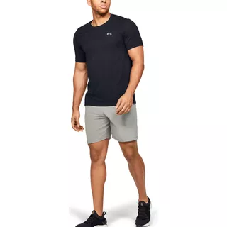 Pánske tričko Under Armour Seamless SS - Black