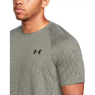 Pánské triko Under Armour MK1 Jacquard SS - Gravity Green