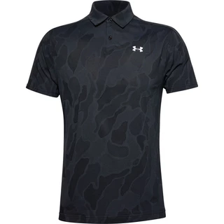 Pánske tričko s límcom Under Armour Vanish Jacquard Polo - XL - Black