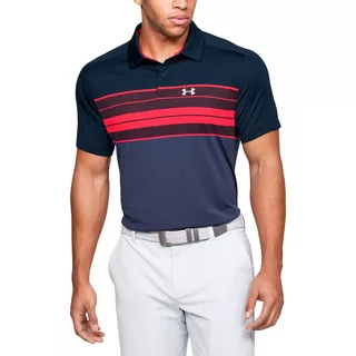 Pánske tričko Under Armour Vanish Chest Stripe Polo - 3XL - Academy