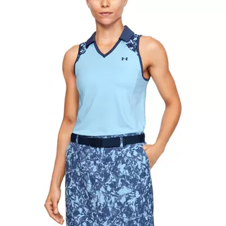 Dámske tielko s límčekom Under Armour Zinger Sleeveless Blocked Polo - M