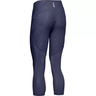 Dámské kompresní 3/4 legíny Under Armour W Fly Fast Jacquard Crop - Blue Ink