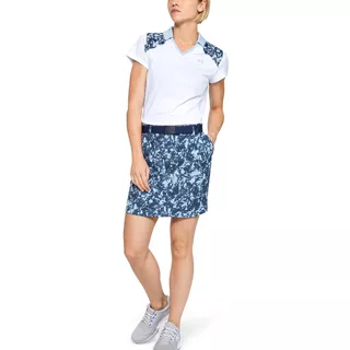 Dámske tričko Under Armour Zinger Blocked Polo - Blue Frost