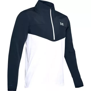 Pánská bunda Under Armour Storm Windstrike 1/2 Zip - Black Elementor Green