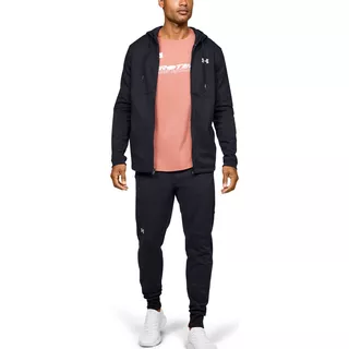 Pánska mikina Under Armour Double Knit FZ Hoodie - Halo Gray