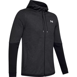 Pánska mikina Under Armour Double Knit FZ Hoodie - XL - Black