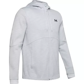 Pánska mikina Under Armour Double Knit FZ Hoodie - XL - Halo Gray