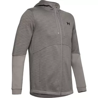 Pánska mikina Under Armour Double Knit FZ Hoodie - XL - Gravity Green