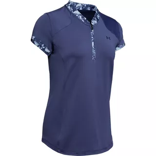 Dámske tričko Under Armour Zinger Zip Polo - Blue Ink