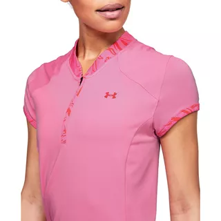 Dámske tričko Under Armour Zinger Zip Polo - Blue Ink