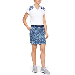 Women’s Golf Skirt Under Armour Links Woven Printed Skort - Blue Frost