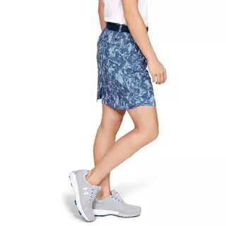 Golfová sukňa Under Armour Links Woven Printed Skort - Blue Frost