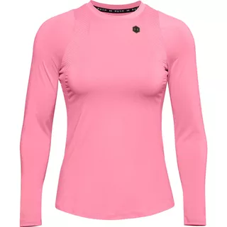 Women’s Long Sleeve T-Shirt Under Armour Rush - Lipstick
