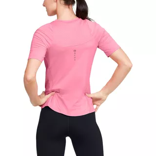 Women’s Short Sleeve T-Shirt Under Armour Rush - Lipstick