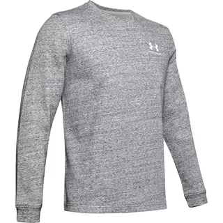 Pánska mikina Under Armour Sportstyle Terry Logo Crew - XL - Onyx White