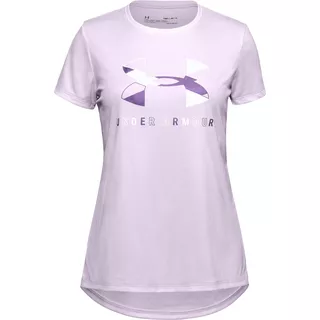 Dívčí triko Under Armour Tech Graphic Big Logo SS T-Shirt - Mod Gray Light Heather