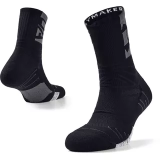 Unisex Socks Under Armour Playmaker Crew - White - Black