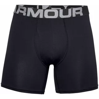 Men’s Boxer Jocks Under Armour Charged Cotton 6in – 3-Pack - Black