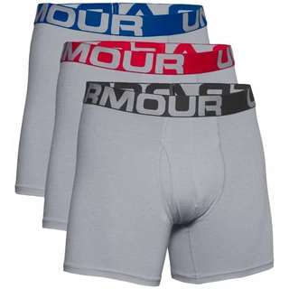 Men’s Boxer Jocks Under Armour Charged Cotton 6in – 3-Pack - Mod Gray