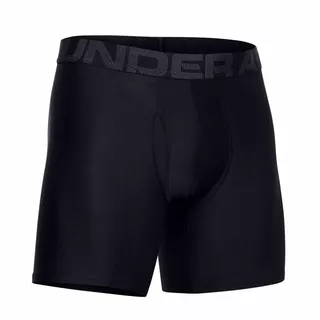 Men’s Boxer Jocks Under Armour Tech 6in – 2-Pack - Black