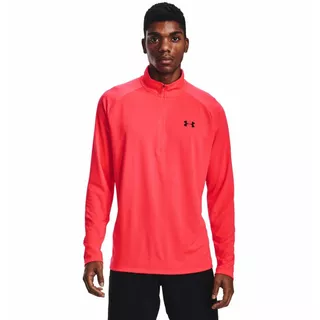 Pánske tričko Under Armour Tech 2.0 1/2 Zip - Black /  / Charcoal