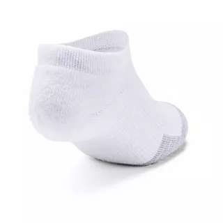 Youth HeatGear No-Show Socks Under Armour – 3-Pack - White