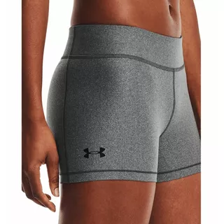 Dámske kompresné šortky Under Armour HG Armour Mid Rise Shorty - Charcoal Light Heather